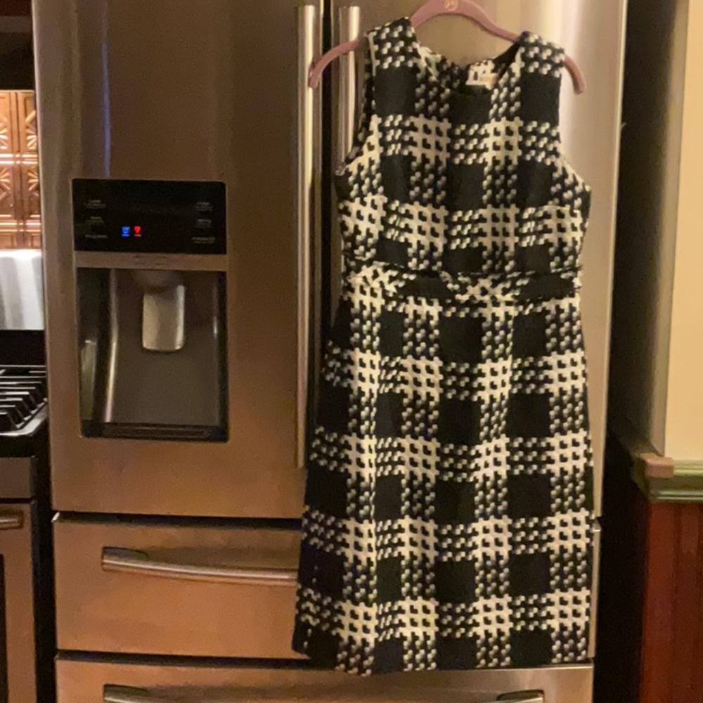 Merona black and white woven dress